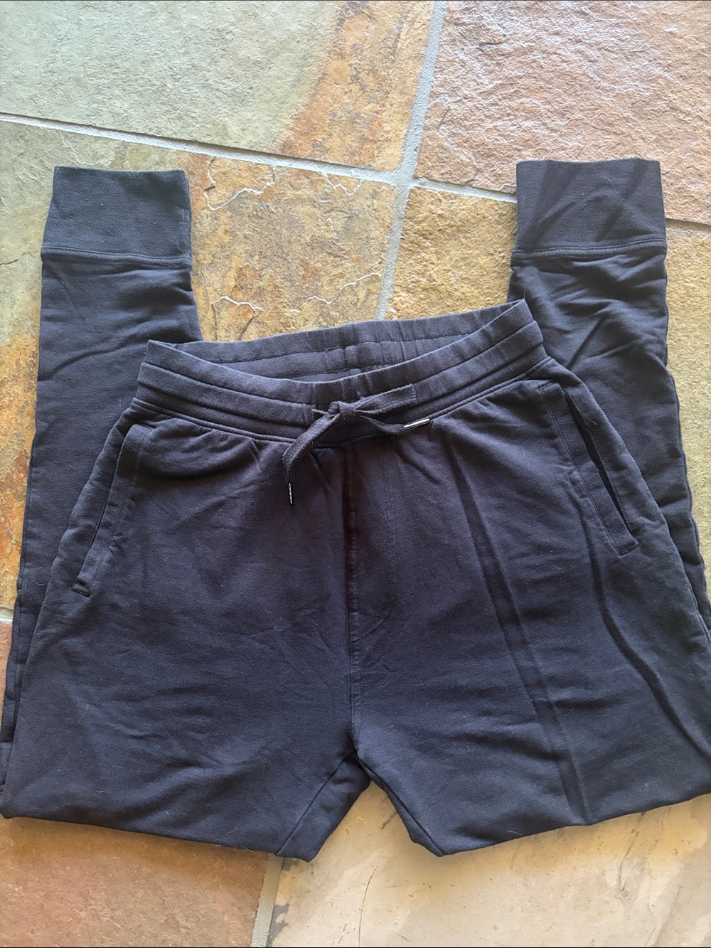 Black Women's Drawstring Track Joggers